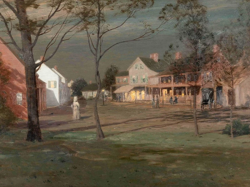 1854 - Leonard Ochtman - Chiaro di luna